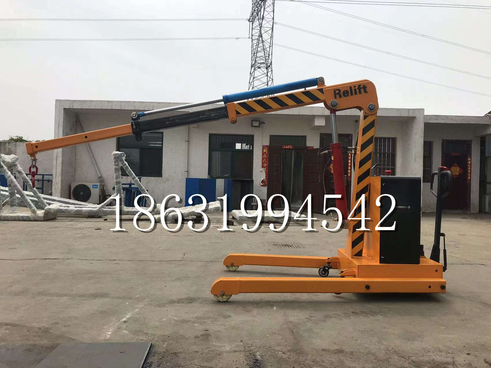 新城区久征定做3吨三轮随车吊 农用园林绿化移树吊 平板工程用小吊机